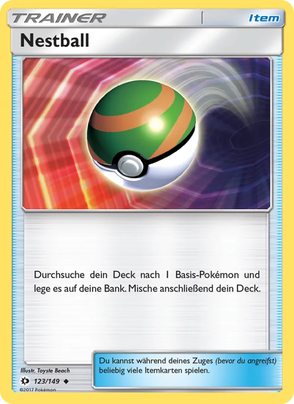 Nestball – Sonne & Mond 123