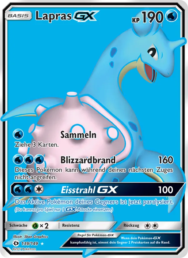 Lapras GX – Sonne & Mond 139