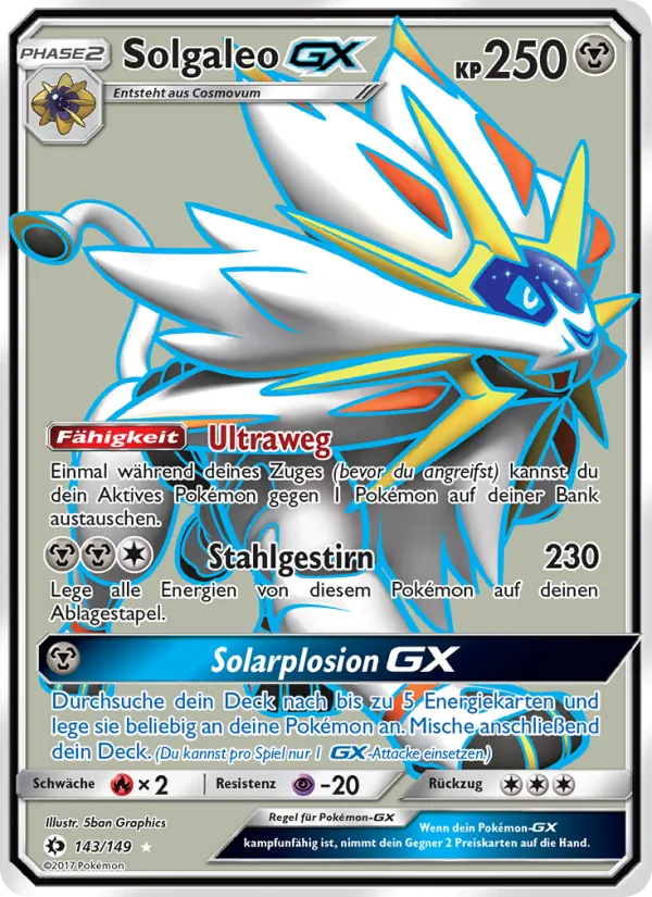 Solgaleo GX – Sonne & Mond 143