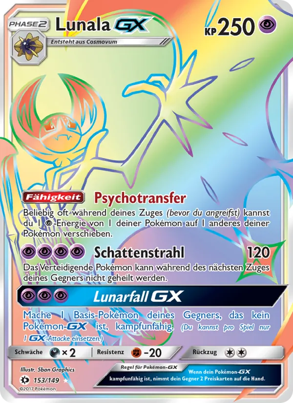Lunala GX – Sonne & Mond 153