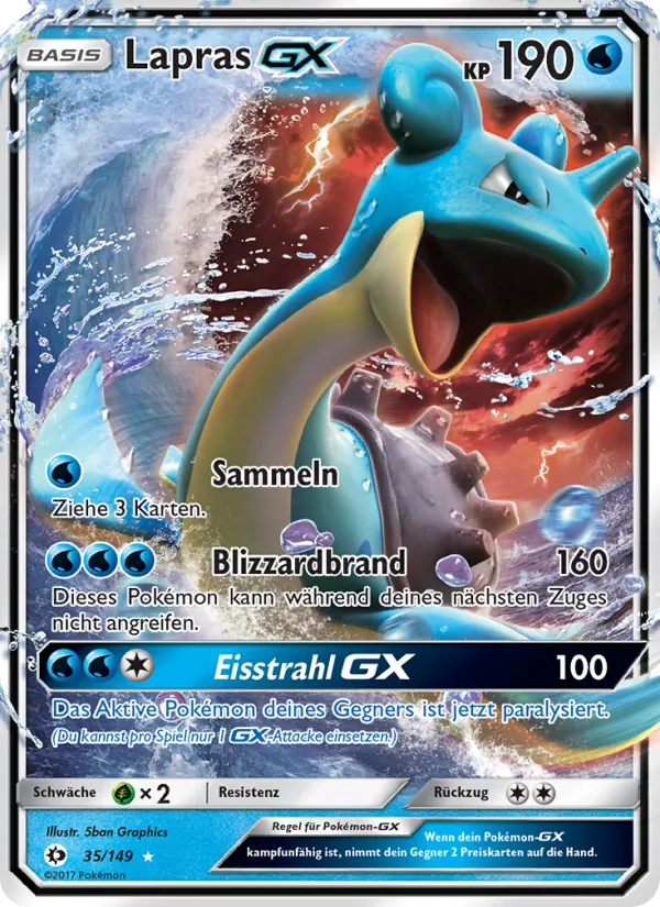 Lapras GX – Sonne & Mond 35