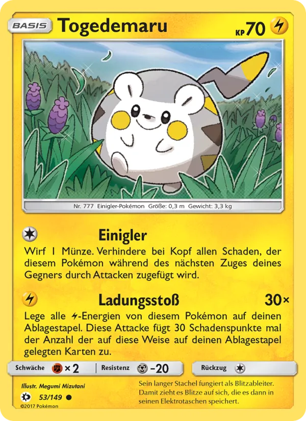 Togedemaru – Sonne & Mond 53