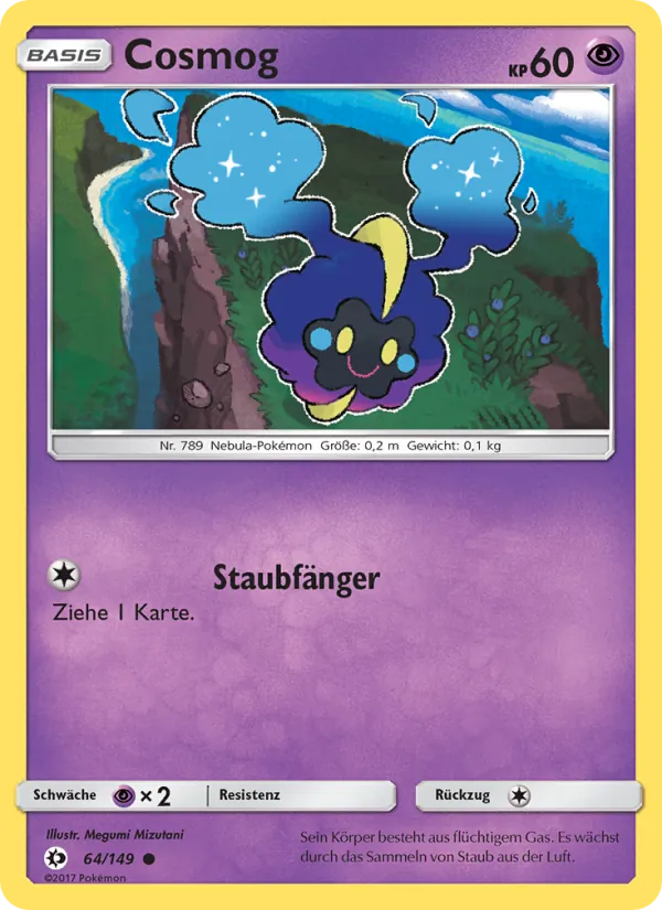 Cosmog – Sonne & Mond 64