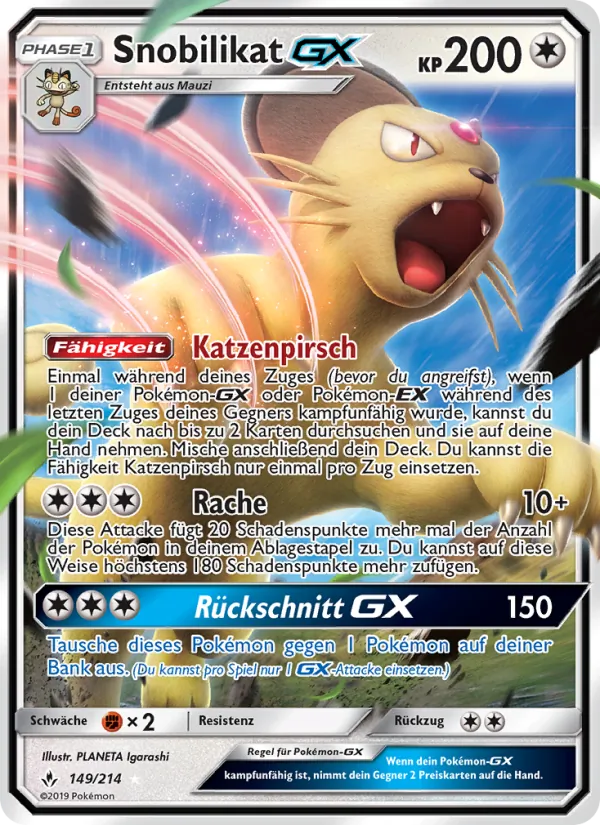 Snobilikat GX – Kräfte im Einklang 149