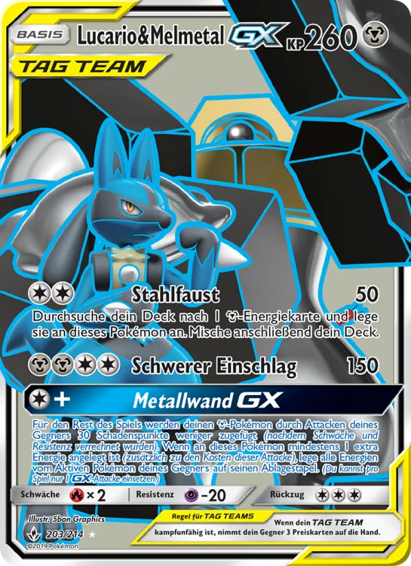 Lucario & Melmetal GX – Kräfte im Einklang 203