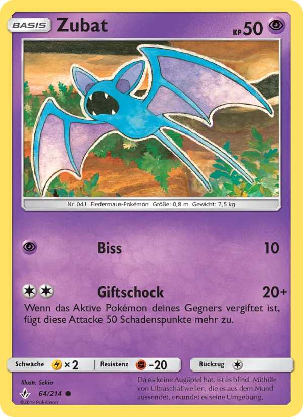 Zubat – Kräfte im Einklang 64