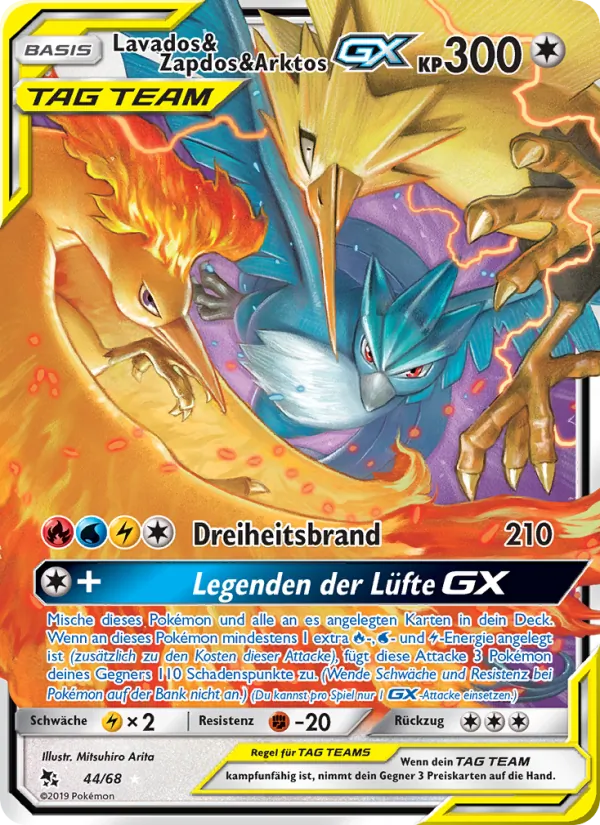 Lavados & Zapdos & Arktos-GX – Verborgenes Schicksal 44