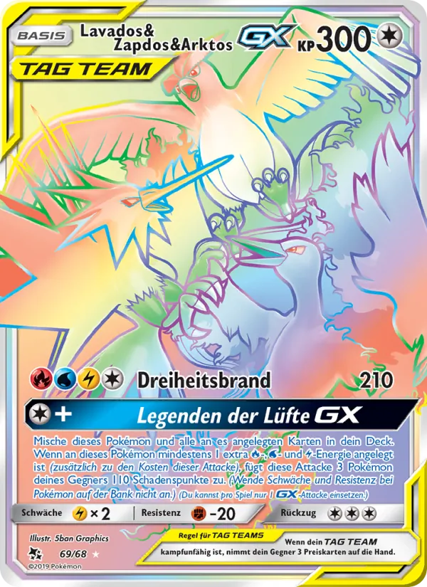 Lavados & Zapdos & Arktos-GX – Verborgenes Schicksal 69
