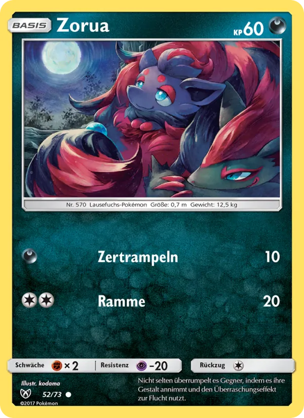 Zorua – Schimmernde Legenden 52