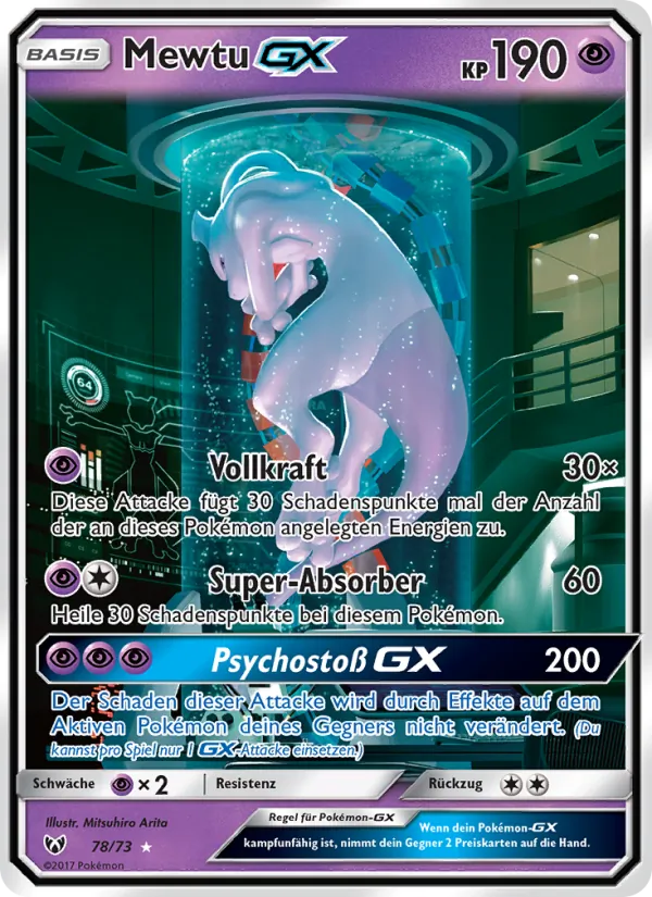 Mewtu GX – Schimmernde Legenden 78