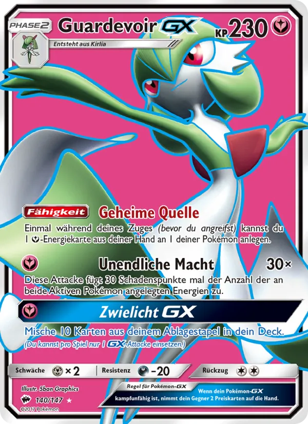Guardevoir GX – Nacht in Flammen 140