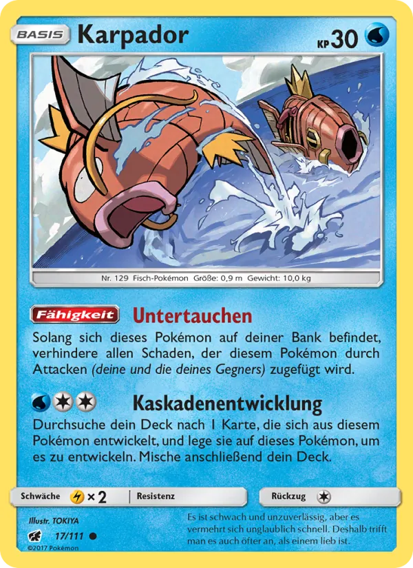 Karpador – Aufziehen der Sturmröte 17