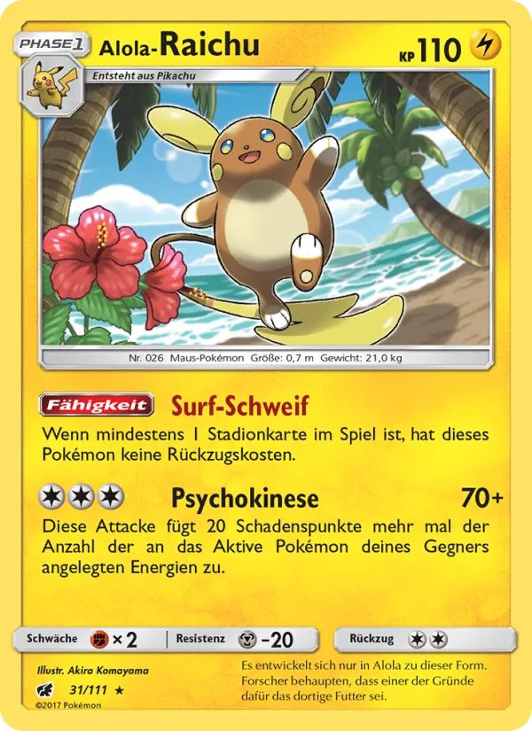 Alola-Raichu – Aufziehen der Sturmröte 31