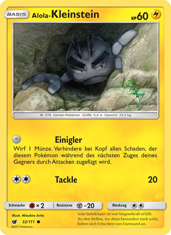 Alola-Kleinstein – Aufziehen der Sturmröte 32