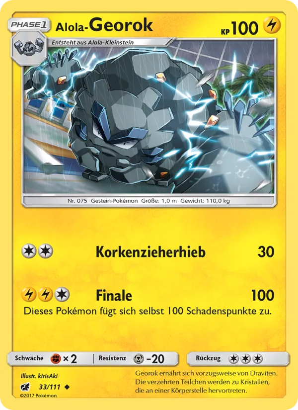 Alola-Georok – Aufziehen der Sturmröte 33