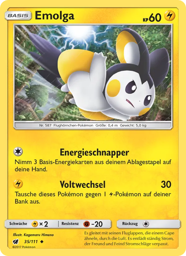 Emolga – Aufziehen der Sturmröte 35