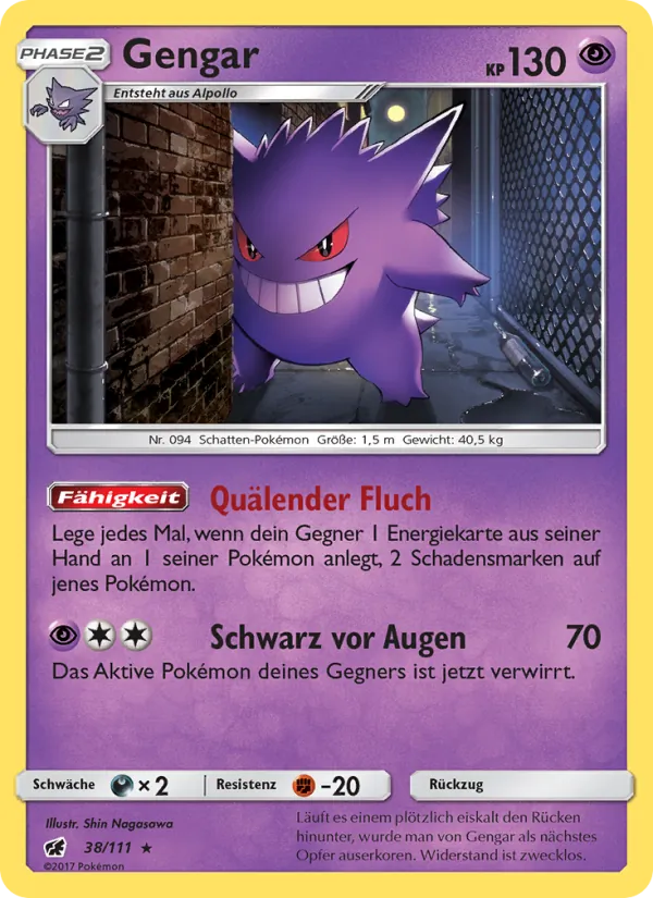 Gengar – Aufziehen der Sturmröte 38