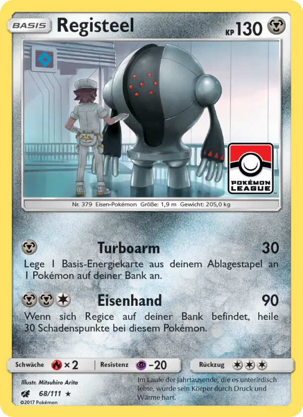 Registeel – Aufziehen der Sturmröte 68
