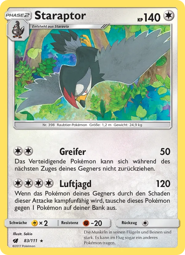 Staraptor – Aufziehen der Sturmröte 83