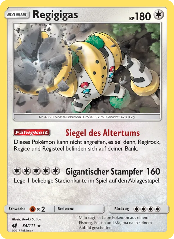 Regigigas – Aufziehen der Sturmröte 84