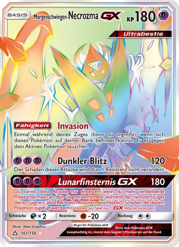 Morgenschwingen-Necrozma GX – Ultra-Prisma 161