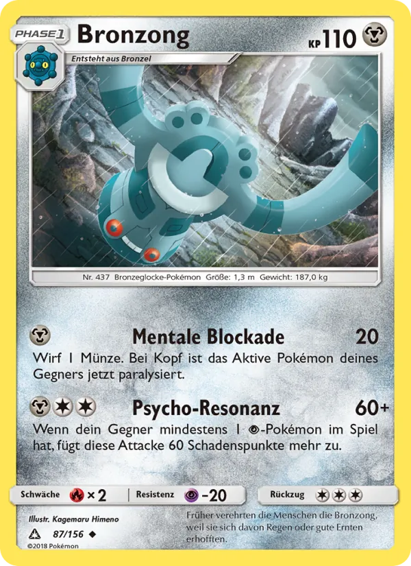 Bronzong – Ultra-Prisma 87