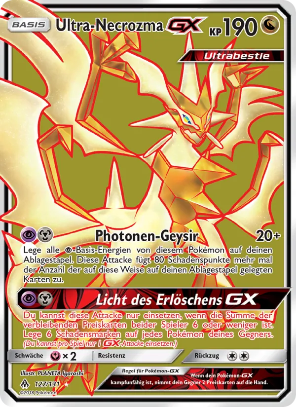 Ultra-Necrozma GX – Grauen Der Lichtfinsternis 127