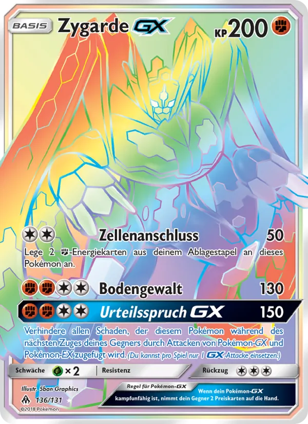 Zygarde GX – Grauen Der Lichtfinsternis 136