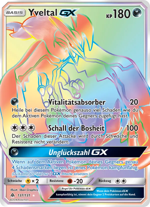 Yveltal GX – Grauen Der Lichtfinsternis 137