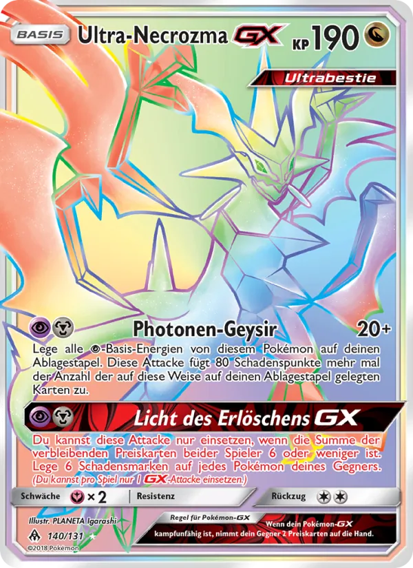 Ultra-Necrozma GX – Grauen Der Lichtfinsternis 140