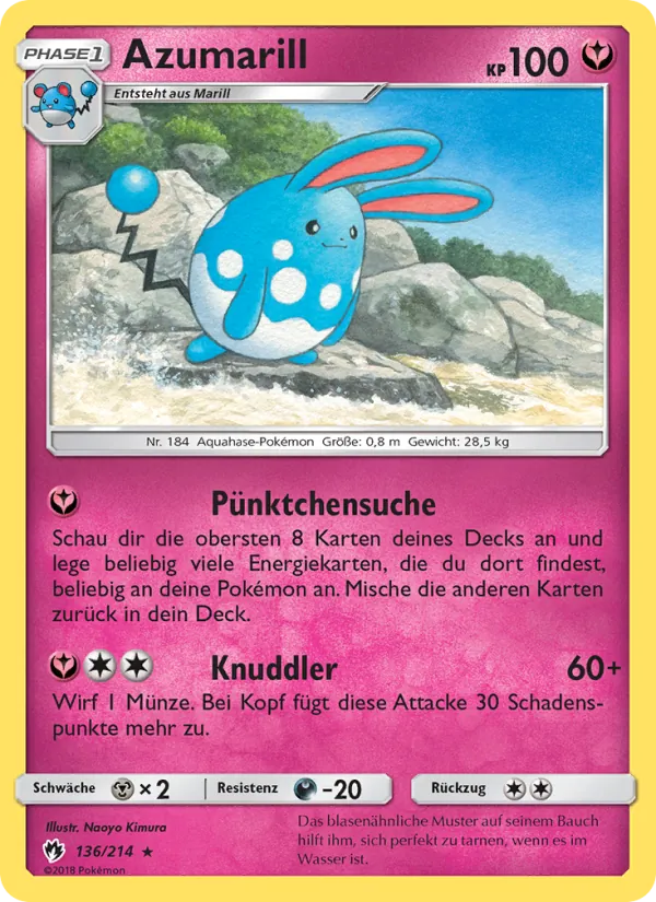 Azumarill – Echo des Donners 136