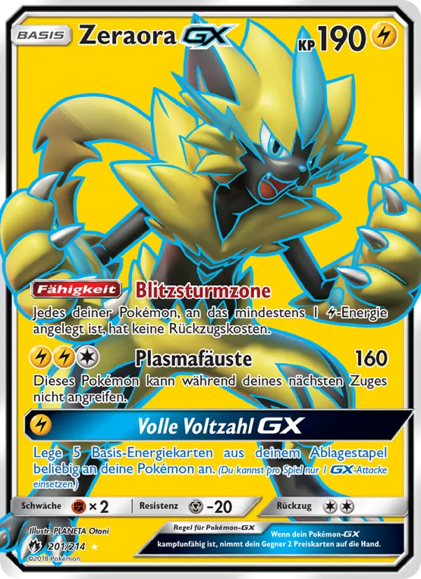 Zeraora GX – Echo des Donners 201