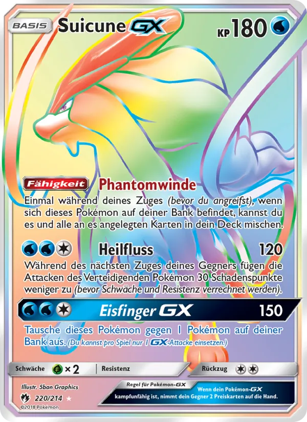 Suicune GX – Echo des Donners 220