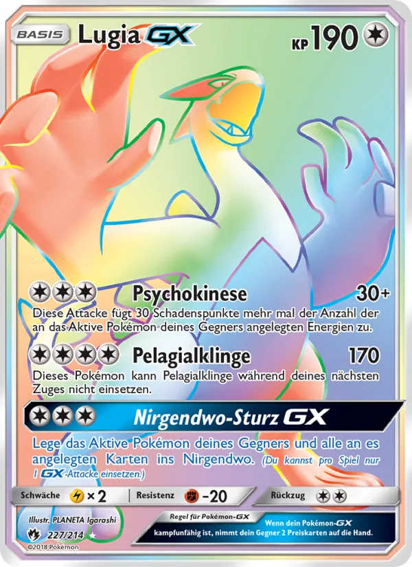 Lugia GX – Echo des Donners 227
