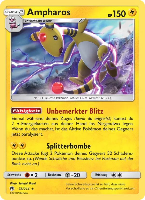 Ampharos – Echo des Donners 78