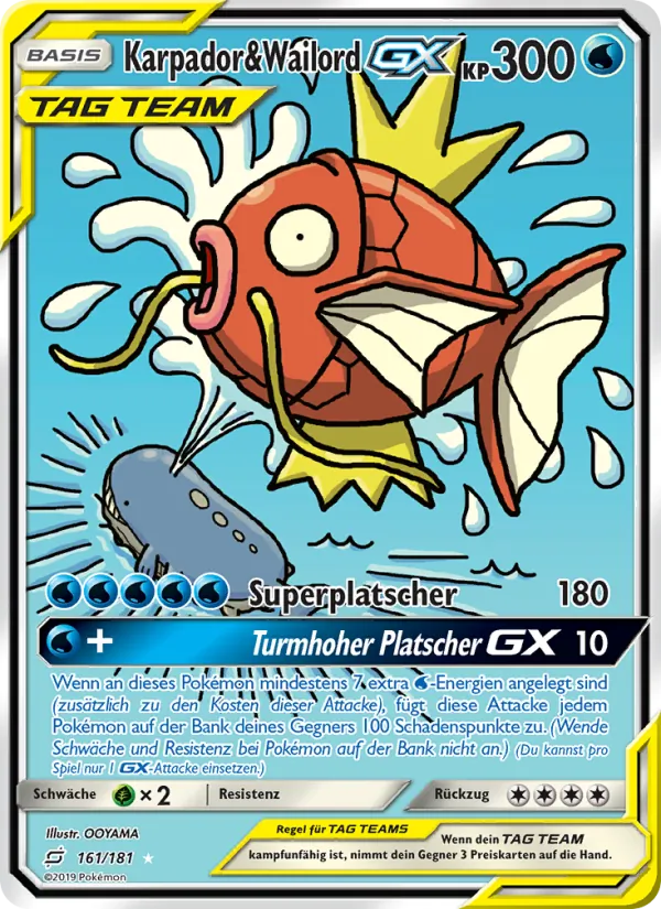 Karpador & Wailord GX – Teams Sind Trumpf 161