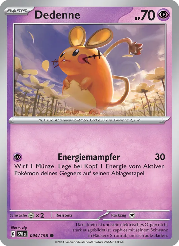 Dedenne – Karmesin & Purpur 94
