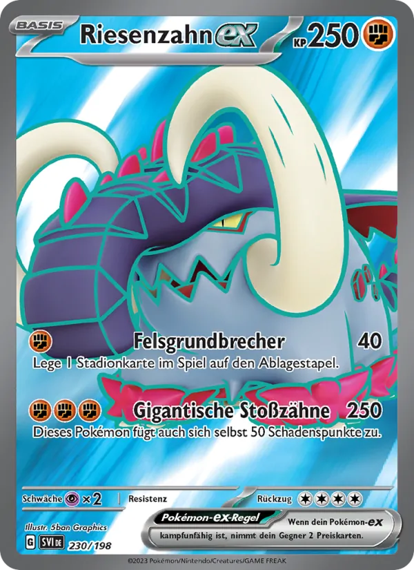 Riesenzahn-ex – Karmesin & Purpur 230