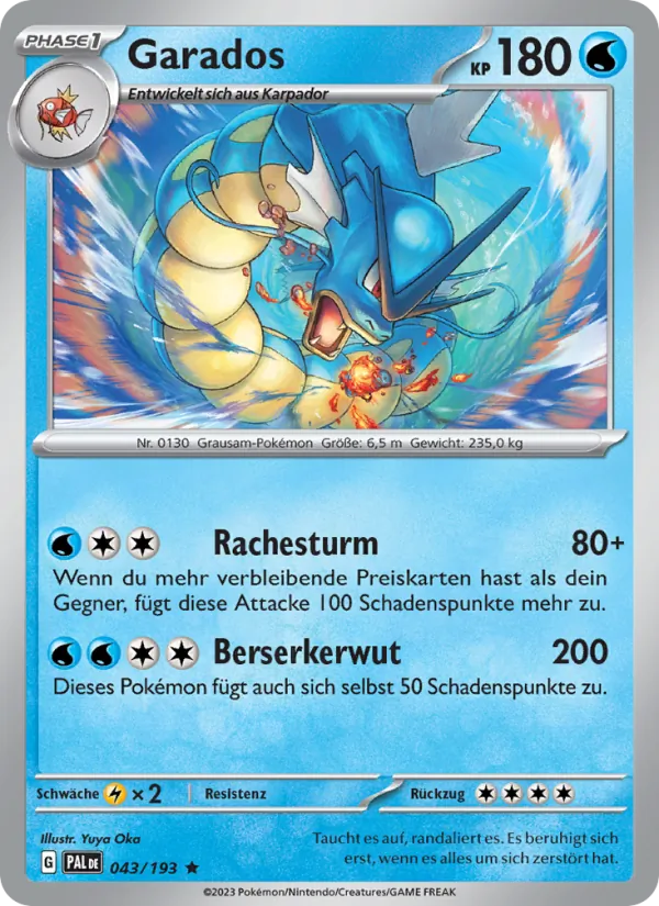 Garados – Entwicklungen in Paldea 43
