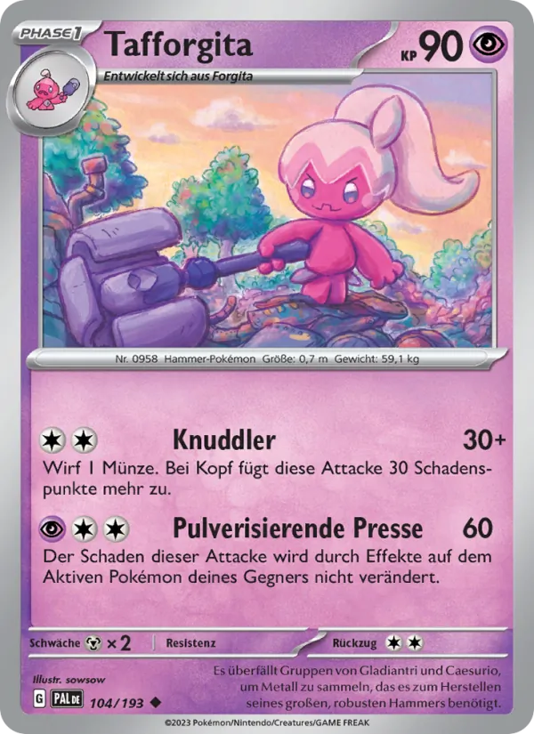 Tafforgita – Entwicklungen in Paldea 104