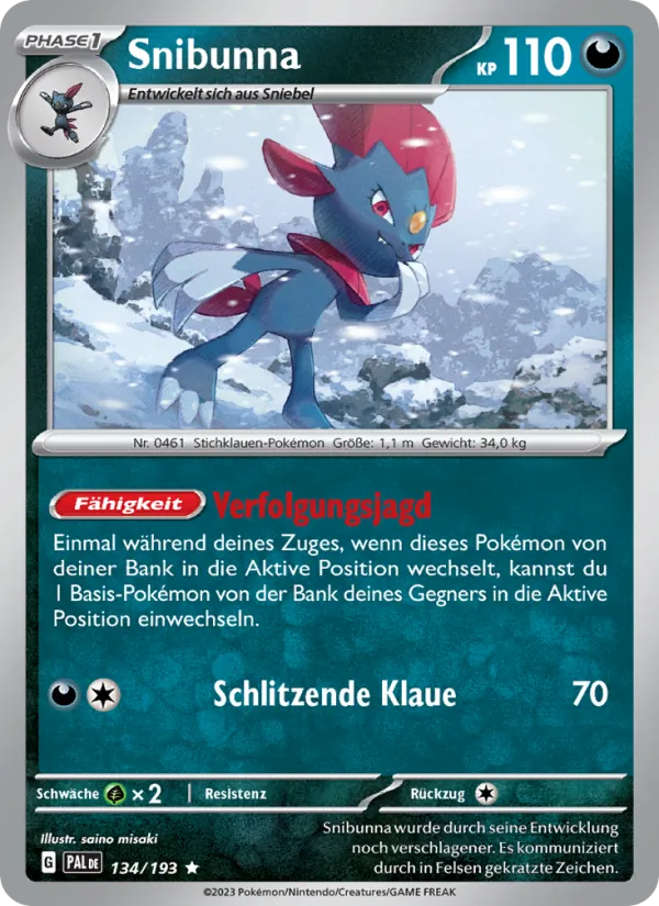 Snibunna – Entwicklungen in Paldea 134