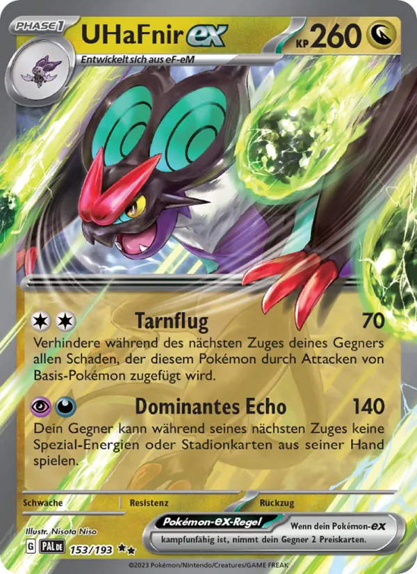 UHaFnir-ex – Entwicklungen in Paldea 153