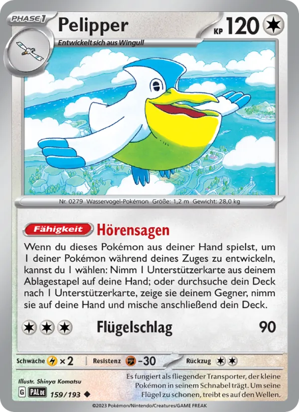 Pelipper – Entwicklungen in Paldea 159