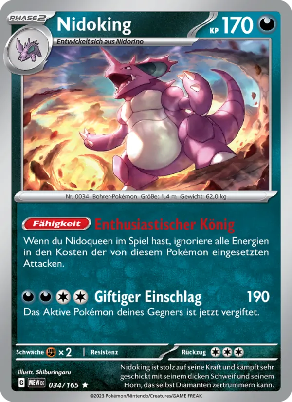 Nidoking – 151 34