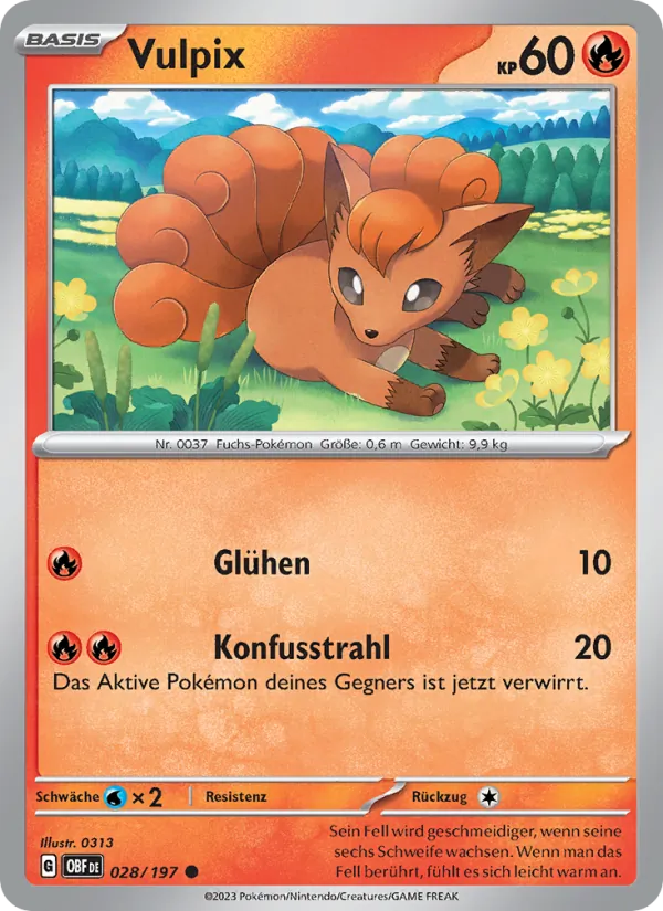Vulpix – Obsidian Flammen 28
