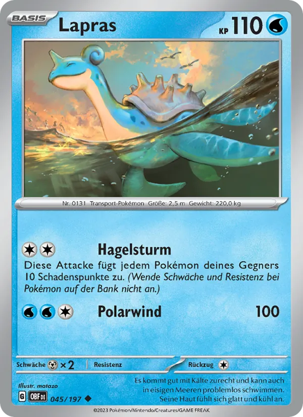 Lapras – Obsidian Flammen 45