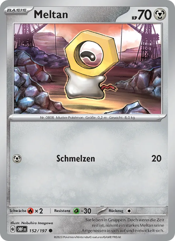 Meltan – Obsidian Flammen 152