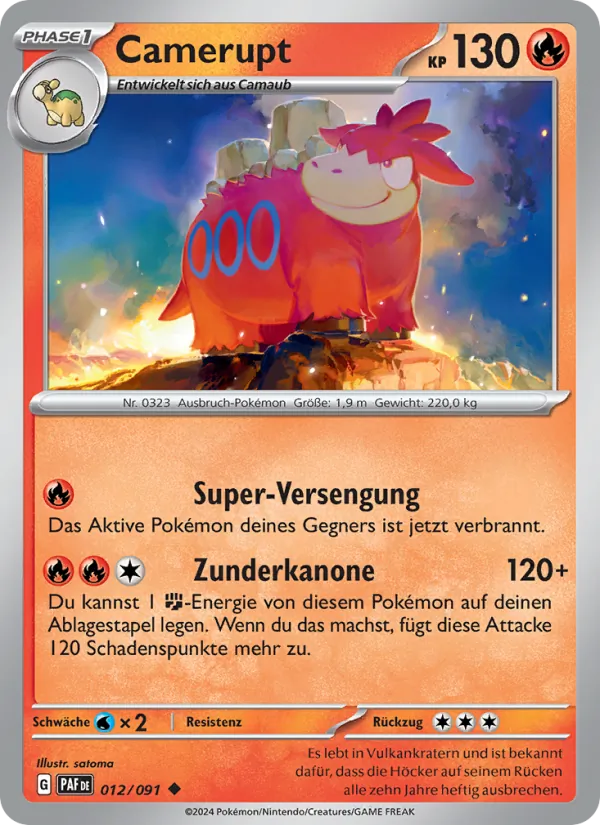 Camerupt – Paldeas Schicksale 12