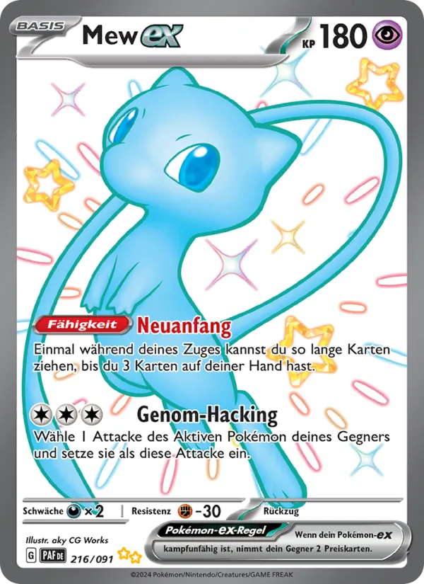 Mew-ex – Paldeas Schicksale 216