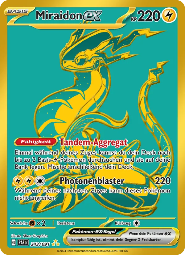 Miraidon-ex – Paldeas Schicksale 243